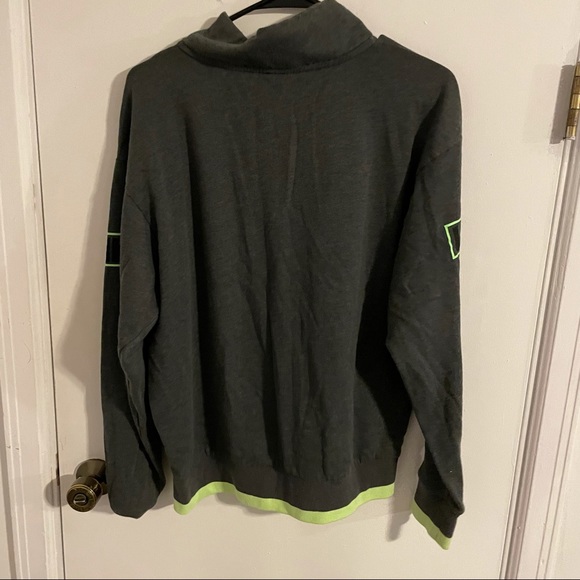 Dark Heathered Grey Victoria Secret Pink Quarter Zip - Picture 7 of 7